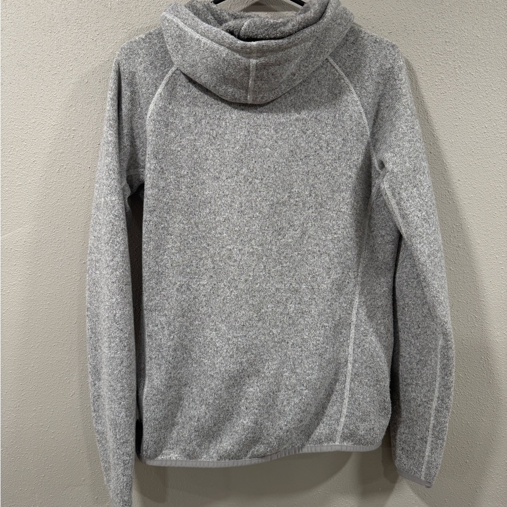 The North Face Heathered Gray Crescent Sunshine Fleece Sweatshirt Hoodie - Picture 8 of 8